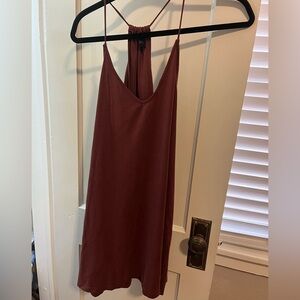 Forever 21 Burgundy Slip Dress